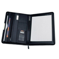 Oxford A4 Portfolio with Solar Calculator