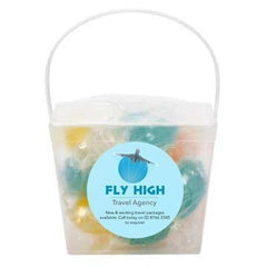 Devine Transparent Noodle Box filled wiht Lollies