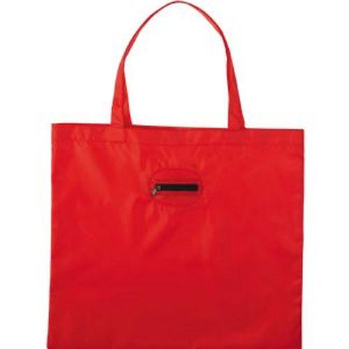 Arrow Nylon Tote Bag with Zippered Pouch