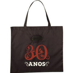 Arrow Nylon Tote Bag with Zippered Pouch