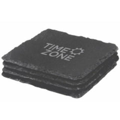 Classic Hand Made Slate Coaster Set