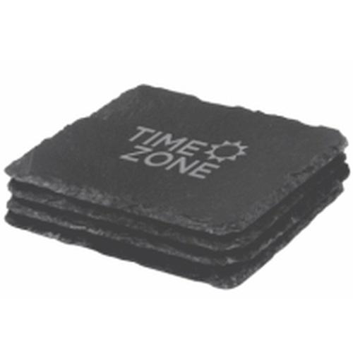 Classic Hand Made Slate Coaster Set
