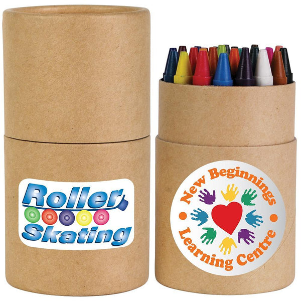 Bleep Crayons in Cardboard Tube