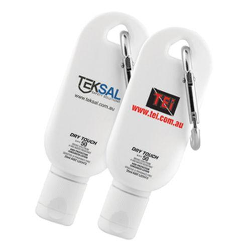 Econo 25ml 50+ Sunscreen Tube with Carabiner