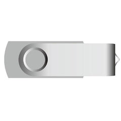 A Logo Swivel USB Flash Drive