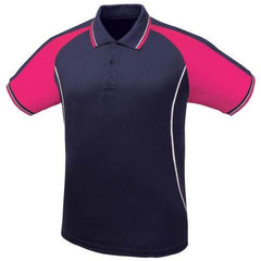 Icon Contrast Panel Design Polo Shirt