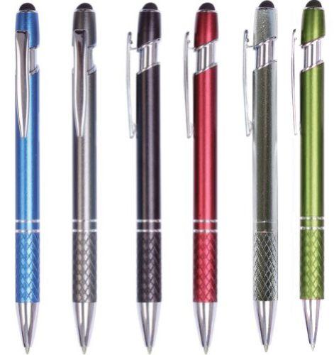 Arc Diamond Grip Metal Pen with Stylus