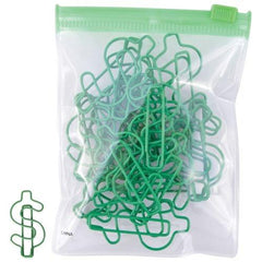 Bleep Shaped Paperclips in PVC Zippered Bag