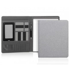 Yale Modern A4 Un-Zippered Compendium - Light Grey