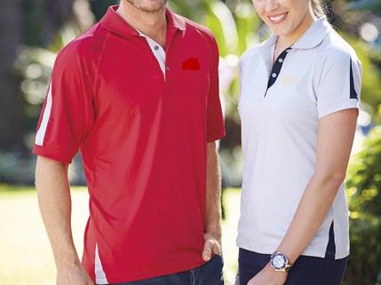 Outline Stretch Sports Polo Shirt