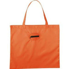 Arrow Nylon Tote Bag with Zippered Pouch