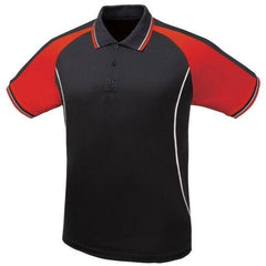 Icon Contrast Panel Design Polo Shirt