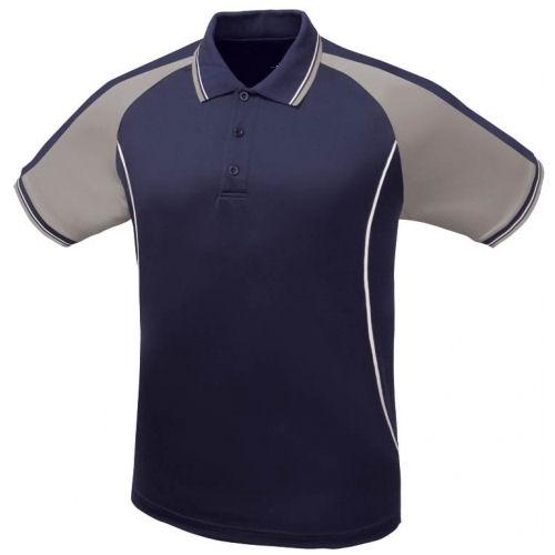 Icon Contrast Panel Design Polo Shirt