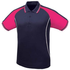 Icon Contrast Panel Design Polo Shirt