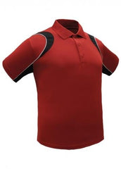 Icon Shoulder Panel Mesh Knit Polo Shirt