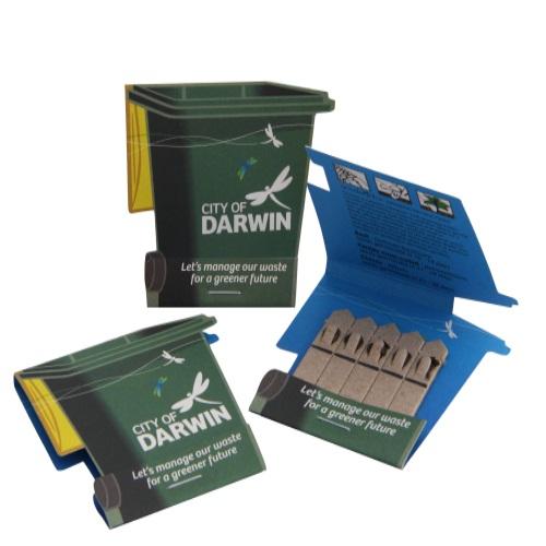 Seed 5 Stick Wheelie Bin Shape Pack