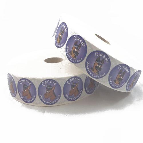 Stickers on a Roll