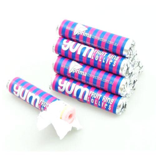 Yum Fruit Ring Lollies