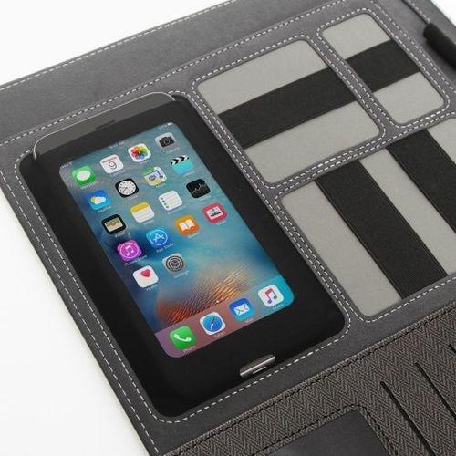 Yale Modern A4 Un-Zippered Compendium - Charocal