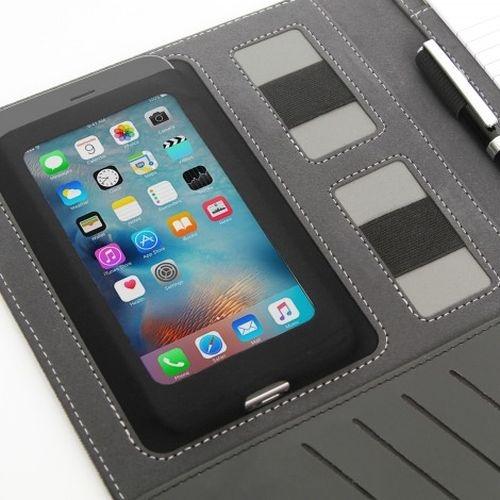 Yale Modern A5 Compendium - Light Grey Un-Zippered
