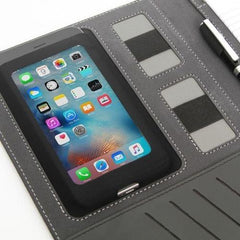 Yale Modern A5 Compendium - Light Grey Un-Zippered