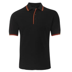 Malcom Contrast Trim Cotton Blend Polo Shirt