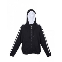 Aston Stripe Zippered Hoodie