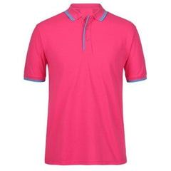 Malcom Contrast Trim Cotton Blend Polo Shirt