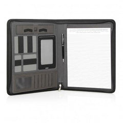 Yale Modern A4 Zippered Compendium - Charcoal