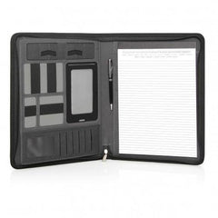 Yale Modern A4 Zippered Compendium - Light Grey