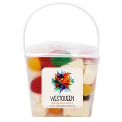 Devine Transparent Noodle Box filled wiht Lollies