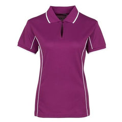 Malcom Side Stripe Polyester Polo Shirt