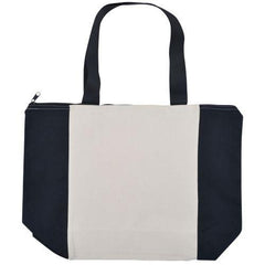 Bleep Zippered Calico Tote Bag