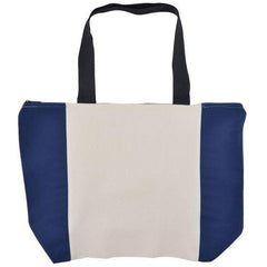 Bleep Zippered Calico Tote Bag