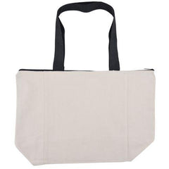 Bleep Zippered Calico Tote Bag