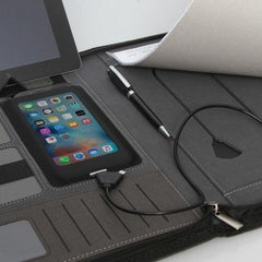 Yale Modern A4 Compendium with inbuilt Power Bank
