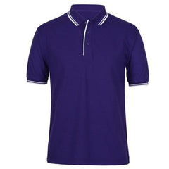 Malcom Contrast Trim Cotton Blend Polo Shirt