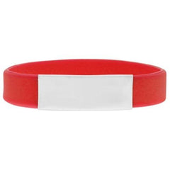 Econo Silicone Wristband with Brand Plate
