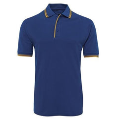 Malcom Contrast Trim Cotton Blend Polo Shirt