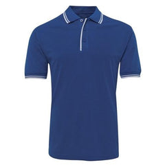 Malcom Contrast Trim Cotton Blend Polo Shirt