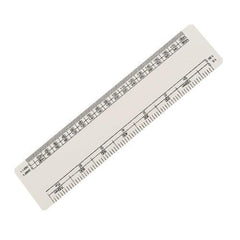 15cm Oval Scale Ruler