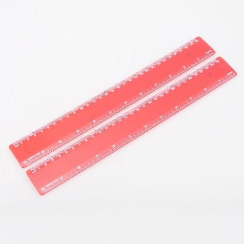 Fixed 30cm Plastic Ruler