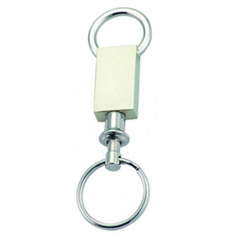 Arc Rectangle Pull Apart Keyring