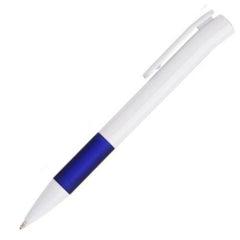 Arc Tilt Plastic Pen With Coloured Grip