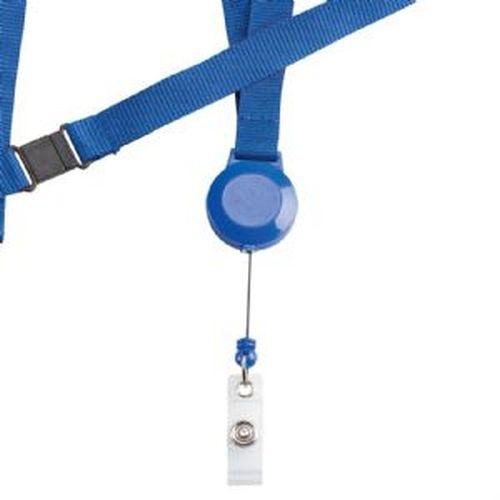 Oxford Retractable Badge Holder with Neck Cord