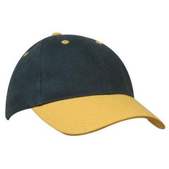 Brushed Heavy Cotton Cap with Logo