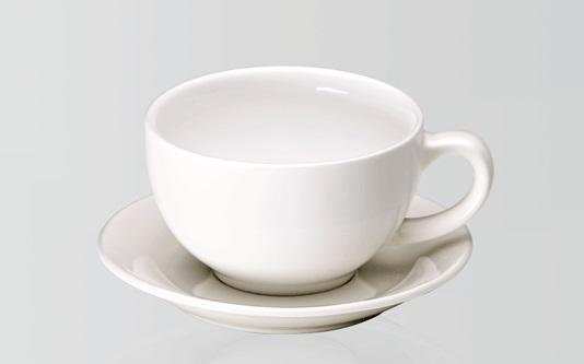 Cafe Cappuccino Cup & Saucer