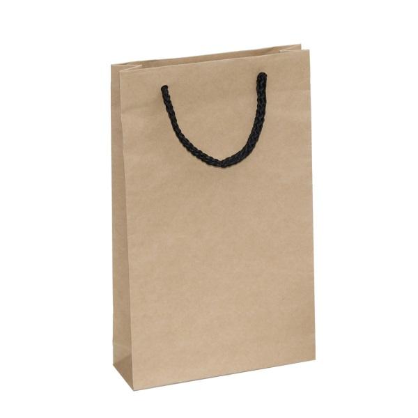 Crete Brown Paper Bag With Black Rope Handles
