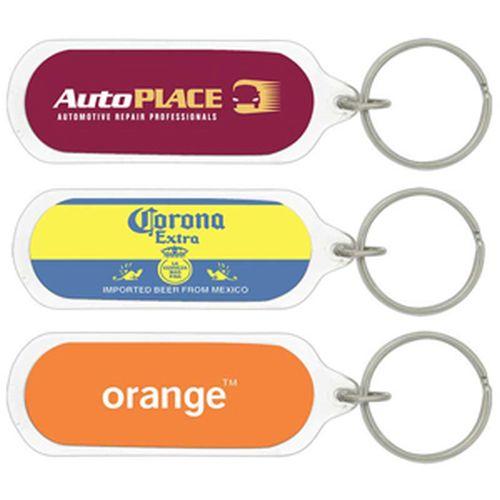 Econo Oval Acrylic Keyring