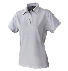 Outline Silver Stripe Deluxe Polo Shirt